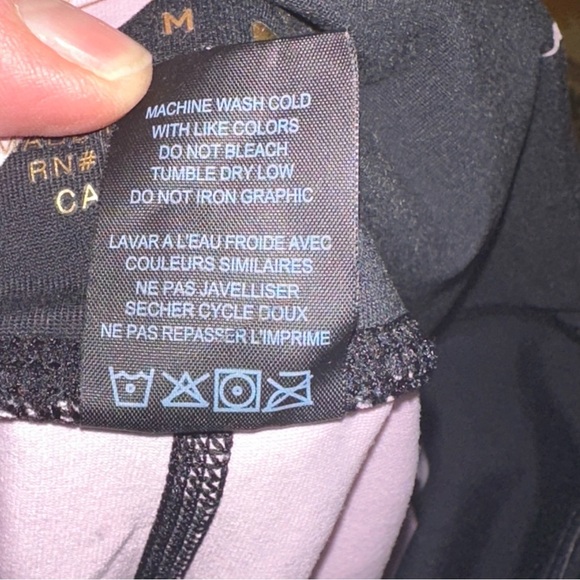 Spiritual Gangster Black and Pink Lightning Leggings - Picture 8 of 9